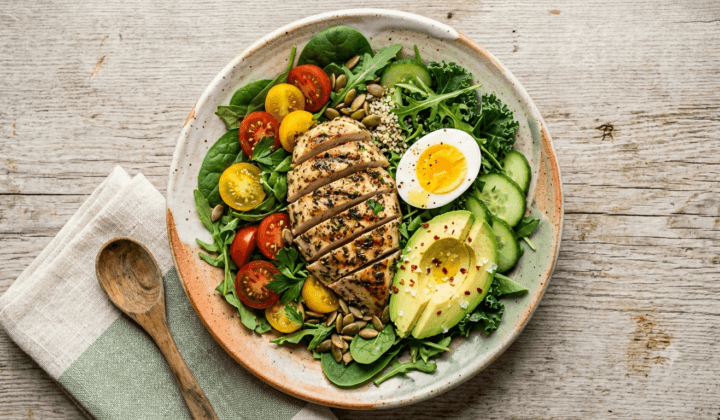 Bowl Low Carb de Frango com Abacate: Receita Prática Para Mulheres Depois dos 40