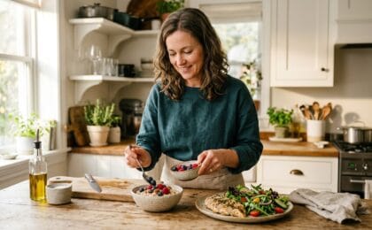 Proteína e Fibra Depois dos 40: O Combo que Reduz a Fome e Protege o Músculo