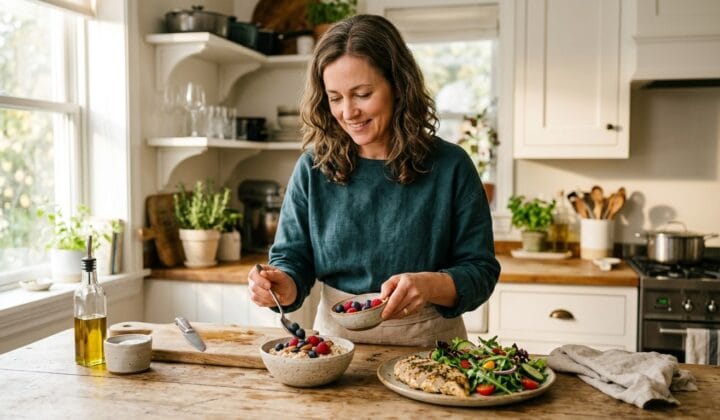 Proteína e Fibra Depois dos 40: O Combo que Reduz a Fome e Protege o Músculo
